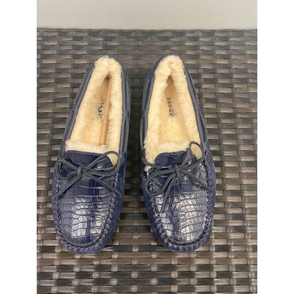 UGGs Dakota Croco Moccasin shoes size 9 - Picture 5 of 6